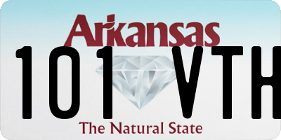 AR license plate 101VTH