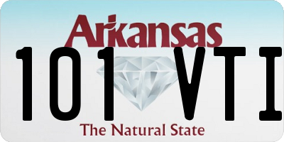 AR license plate 101VTI