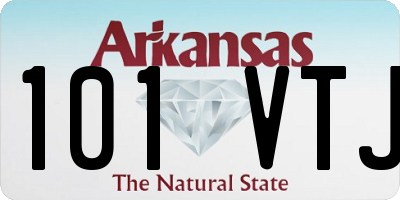 AR license plate 101VTJ
