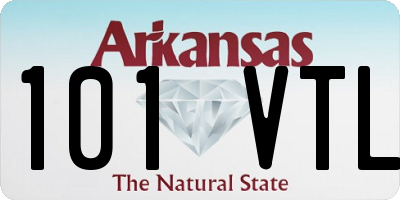 AR license plate 101VTL