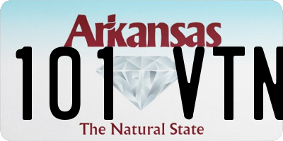 AR license plate 101VTN