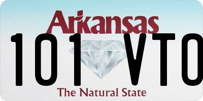 AR license plate 101VTO