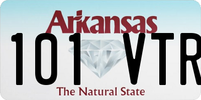 AR license plate 101VTR