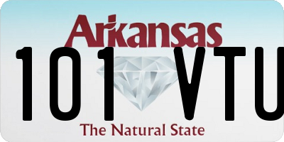 AR license plate 101VTU