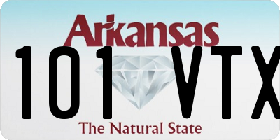 AR license plate 101VTX