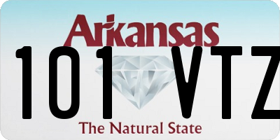 AR license plate 101VTZ