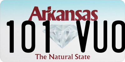 AR license plate 101VUO
