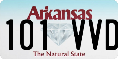 AR license plate 101VVD