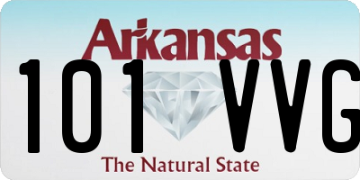 AR license plate 101VVG