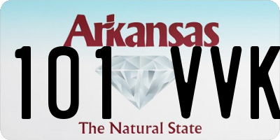 AR license plate 101VVK