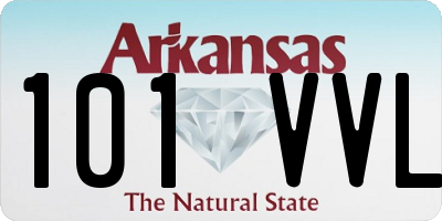 AR license plate 101VVL
