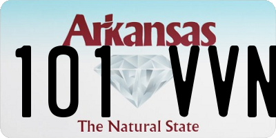 AR license plate 101VVN