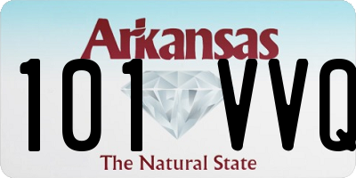 AR license plate 101VVQ