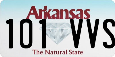 AR license plate 101VVS