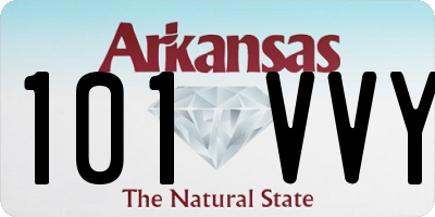 AR license plate 101VVY