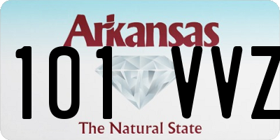 AR license plate 101VVZ