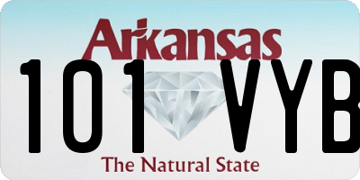 AR license plate 101VYB