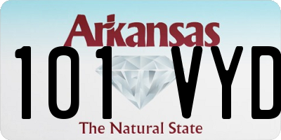 AR license plate 101VYD