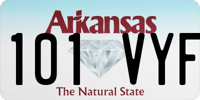 AR license plate 101VYF