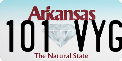 AR license plate 101VYG