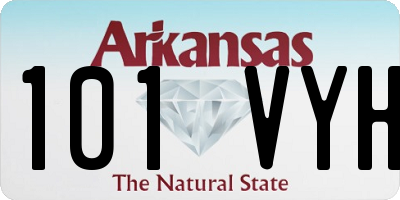 AR license plate 101VYH