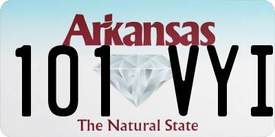 AR license plate 101VYI