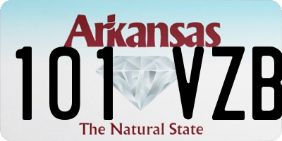 AR license plate 101VZB