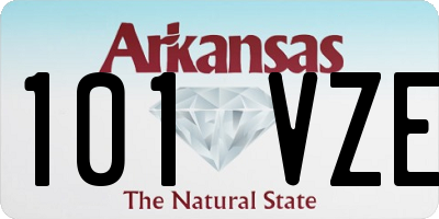 AR license plate 101VZE