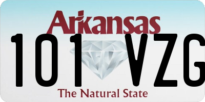 AR license plate 101VZG