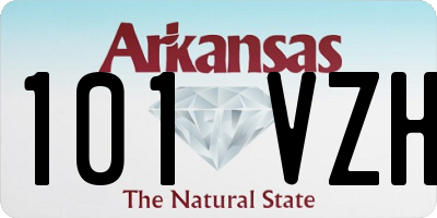 AR license plate 101VZH