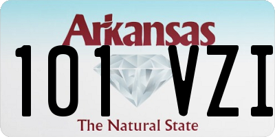 AR license plate 101VZI