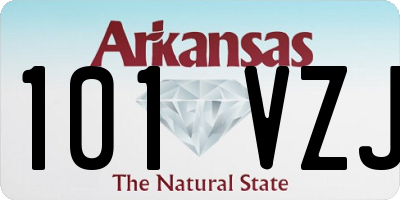 AR license plate 101VZJ