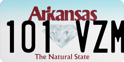 AR license plate 101VZM