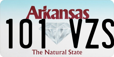 AR license plate 101VZS