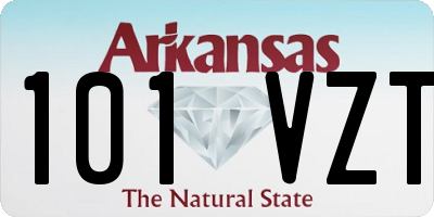 AR license plate 101VZT