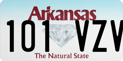 AR license plate 101VZV