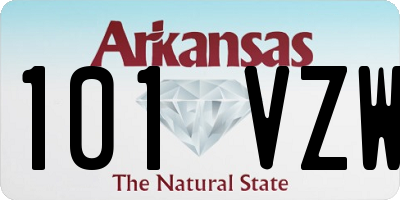 AR license plate 101VZW