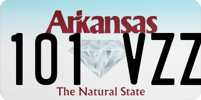 AR license plate 101VZZ