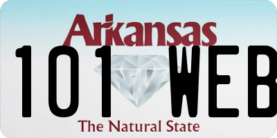 AR license plate 101WEB