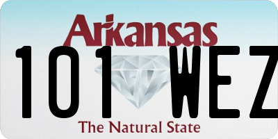 AR license plate 101WEZ