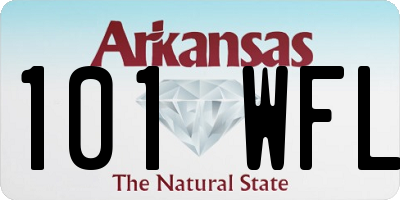 AR license plate 101WFL