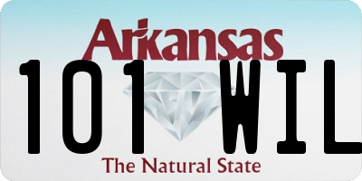 AR license plate 101WIL