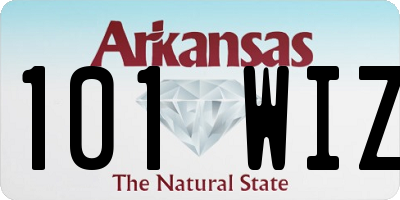 AR license plate 101WIZ