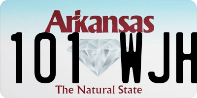 AR license plate 101WJH