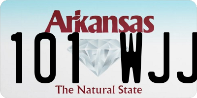 AR license plate 101WJJ