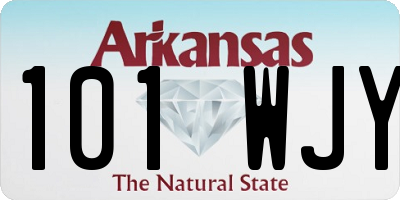 AR license plate 101WJY