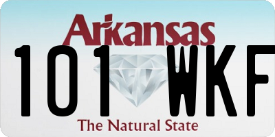 AR license plate 101WKF