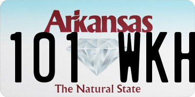 AR license plate 101WKH