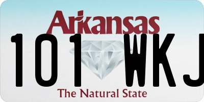 AR license plate 101WKJ