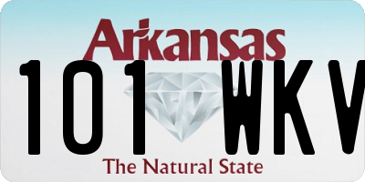 AR license plate 101WKV